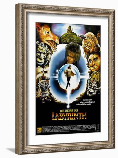 Labyrinth, (AKA Die Reise Ins Labyrinth), 1986-null-Framed Premium Giclee Print