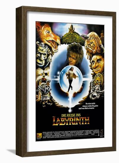 Labyrinth, (AKA Die Reise Ins Labyrinth), 1986-null-Framed Premium Giclee Print