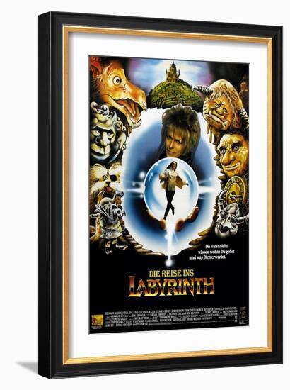 Labyrinth, (AKA Die Reise Ins Labyrinth), 1986-null-Framed Premium Giclee Print