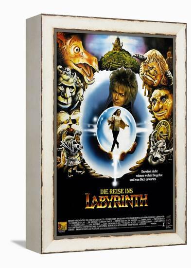 Labyrinth, (AKA Die Reise Ins Labyrinth), 1986-null-Framed Stretched Canvas