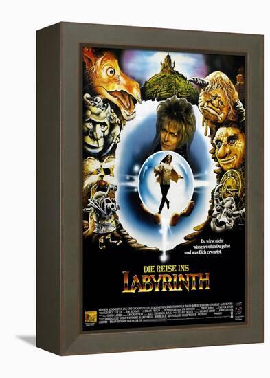 Labyrinth, (AKA Die Reise Ins Labyrinth), 1986-null-Framed Stretched Canvas