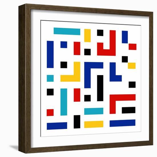 Labyrinth Colors, 2024-David Moore-Framed Art Print