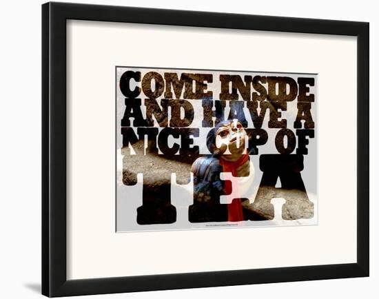 Labyrinth-Come Inside And Have A Nice Cup Of Tea-Jim Henson-Framed Art Print