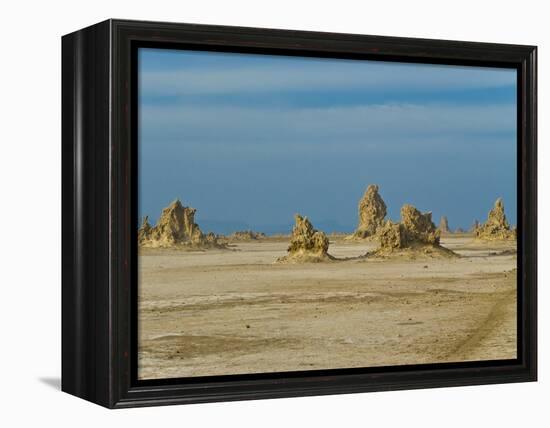 Lac Abbe (Lake Abhe Bad) With Its Chimneys, Republic of Djibouti, Africa-null-Framed Premier Image Canvas