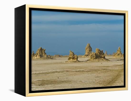 Lac Abbe (Lake Abhe Bad) With Its Chimneys, Republic of Djibouti, Africa-null-Framed Premier Image Canvas