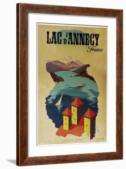 Lac Annecy of France-null-Framed Giclee Print