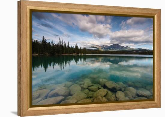 Lac Beauvert, Lac Beaufort, Canadian Rocky Mountains-Sonja Jordan-Framed Premier Image Canvas