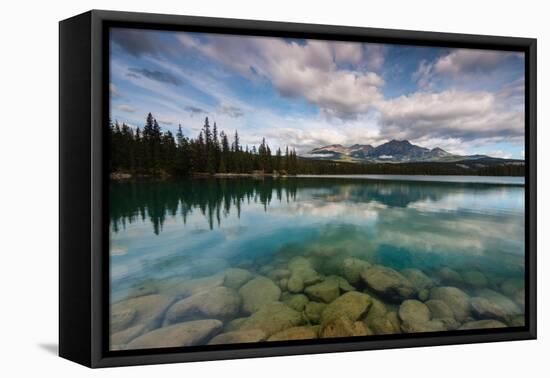 Lac Beauvert, Lac Beaufort, Canadian Rocky Mountains-Sonja Jordan-Framed Premier Image Canvas