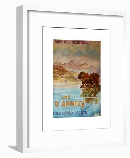 Lac D'Annecy III-null-Framed Giclee Print