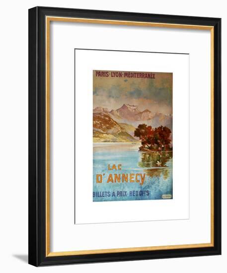 Lac D'Annecy III-null-Framed Giclee Print