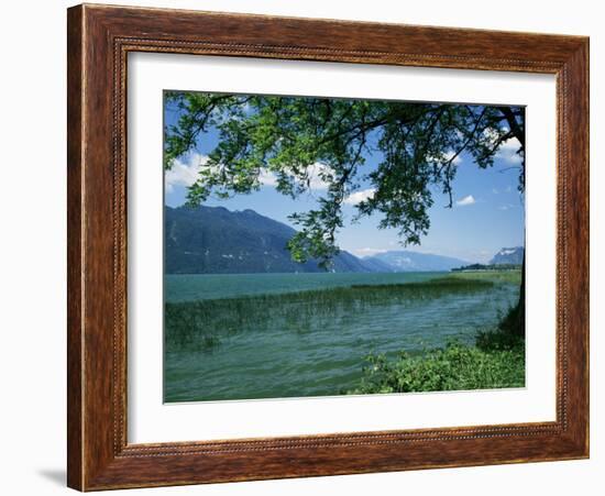 Lac Du Bourget, Near Aix Les Bains, Savoie, Rhone Alpes, France-Michael Busselle-Framed Photographic Print