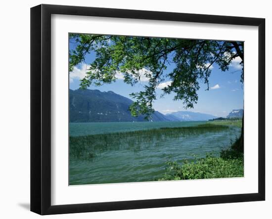 Lac Du Bourget, Near Aix Les Bains, Savoie, Rhone Alpes, France-Michael Busselle-Framed Photographic Print