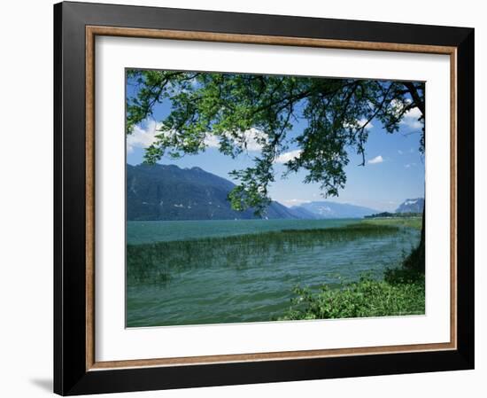 Lac Du Bourget, Near Aix Les Bains, Savoie, Rhone Alpes, France-Michael Busselle-Framed Photographic Print