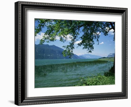 Lac Du Bourget, Near Aix Les Bains, Savoie, Rhone Alpes, France-Michael Busselle-Framed Photographic Print