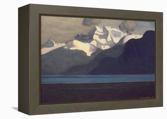 Lac Leman and Les Dents-Du-Midi, 1919-Félix Vallotton-Framed Premier Image Canvas