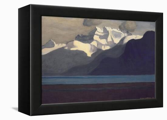 Lac Leman and Les Dents-Du-Midi, 1919-Félix Vallotton-Framed Premier Image Canvas