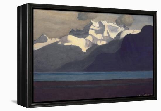 Lac Leman and Les Dents-Du-Midi, 1919-Félix Vallotton-Framed Premier Image Canvas