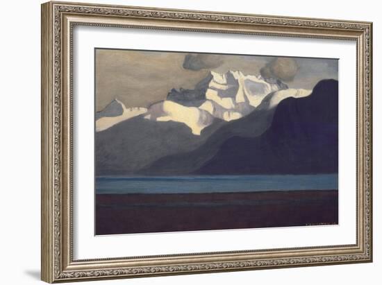 Lac Leman and Les Dents-Du-Midi, 1919-Félix Vallotton-Framed Giclee Print