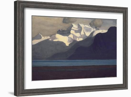 Lac Leman and Les Dents-Du-Midi, 1919-Félix Vallotton-Framed Giclee Print