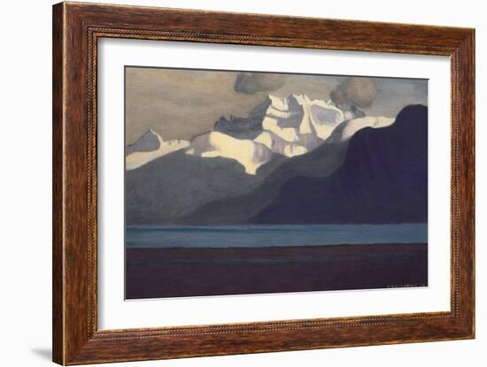 Lac Leman and Les Dents-Du-Midi, 1919-Félix Vallotton-Framed Giclee Print