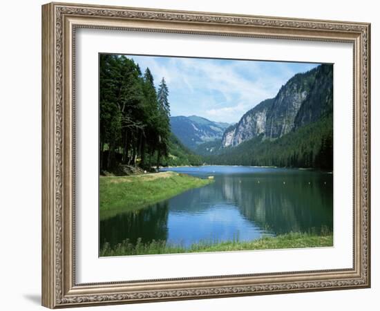 Lac Montriond, Morzine, Rhone Alpes, France-Ethel Davies-Framed Photographic Print