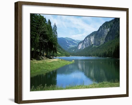 Lac Montriond, Morzine, Rhone Alpes, France-Ethel Davies-Framed Photographic Print