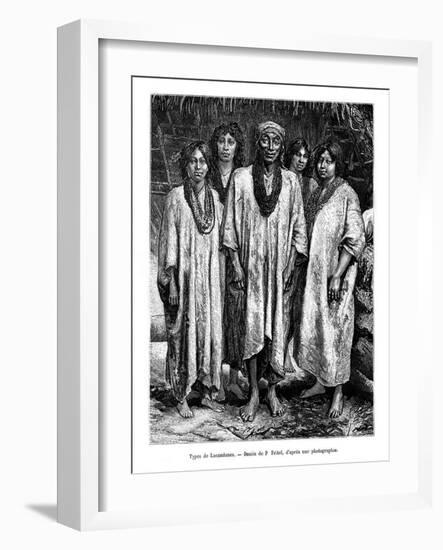 Lacandon People, 19th Century-Pierre Fritel-Framed Giclee Print