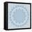 Lace Background: Mandala-Katyau-Framed Stretched Canvas