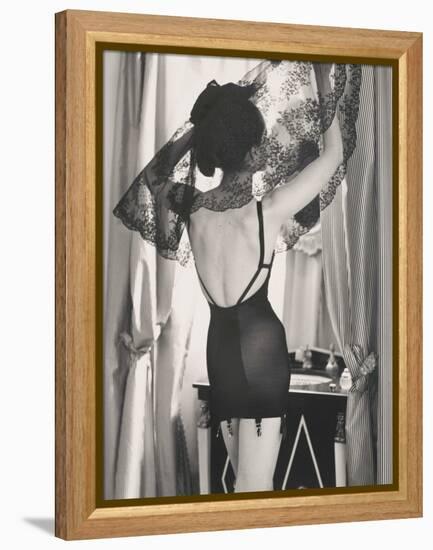 Lace Reflections-Frances Pellegrini-Framed Stretched Canvas