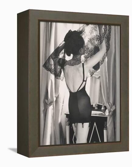 Lace Reflections-Frances Pellegrini-Framed Stretched Canvas