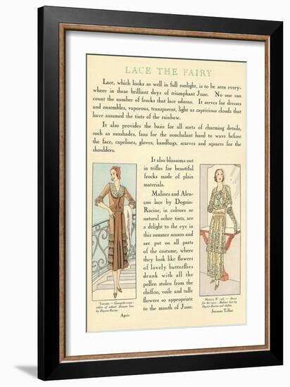 Lace the Fairy-null-Framed Premium Giclee Print