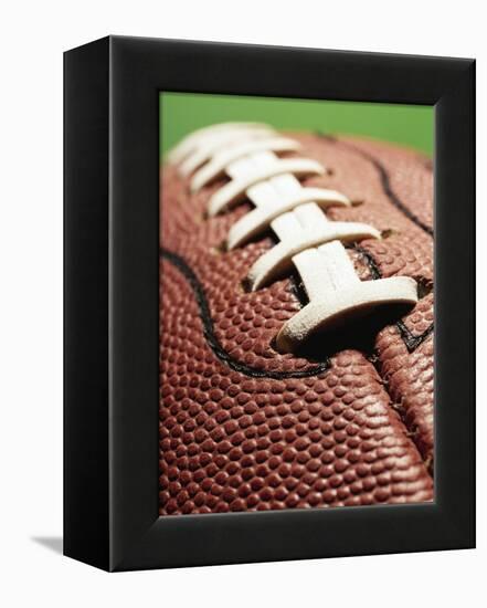 Laces on Football-Paul Chmielowiec-Framed Premier Image Canvas