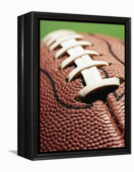 Laces on Football-Paul Chmielowiec-Framed Premier Image Canvas