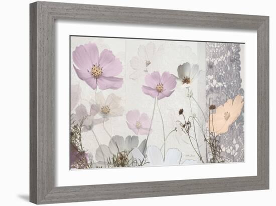 Lacey Petals 1-Matina Theodosiou-Framed Art Print