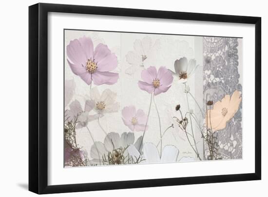 Lacey Petals 1-Matina Theodosiou-Framed Art Print