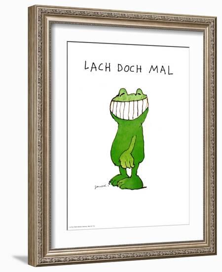 Lach Doch Mal-Janosch-Framed Art Print