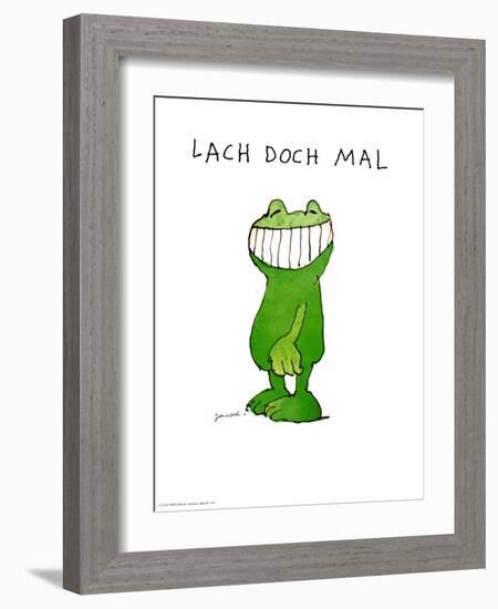 Lach Doch Mal-Janosch-Framed Art Print