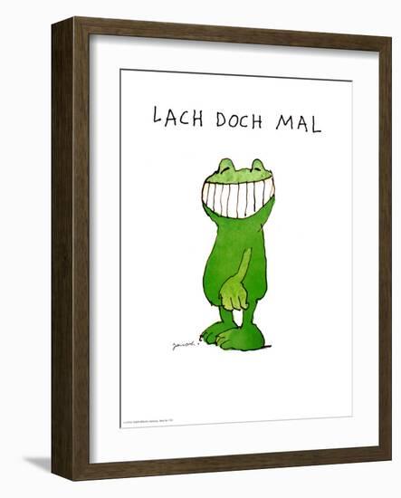 Lach Doch Mal-Janosch-Framed Art Print