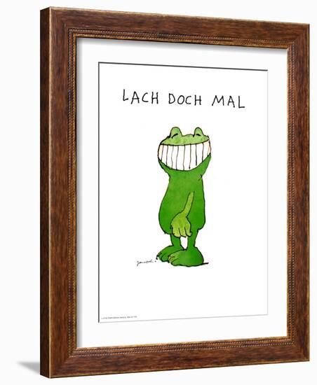 Lach Doch Mal-Janosch-Framed Art Print