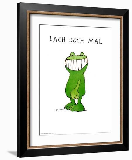 Lach Doch Mal-Janosch-Framed Art Print