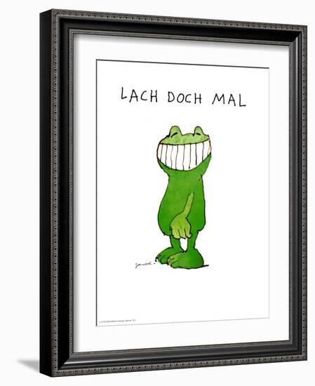 Lach Doch Mal-Janosch-Framed Art Print