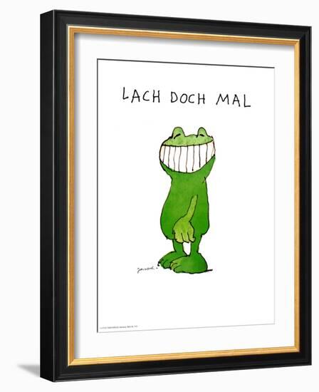 Lach Doch Mal-Janosch-Framed Art Print