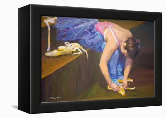 Lacing (Oil on Board)-William Ireland-Framed Premier Image Canvas