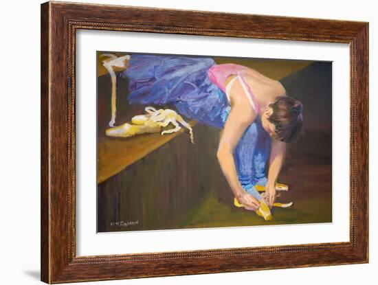 Lacing (Oil on Board)-William Ireland-Framed Giclee Print