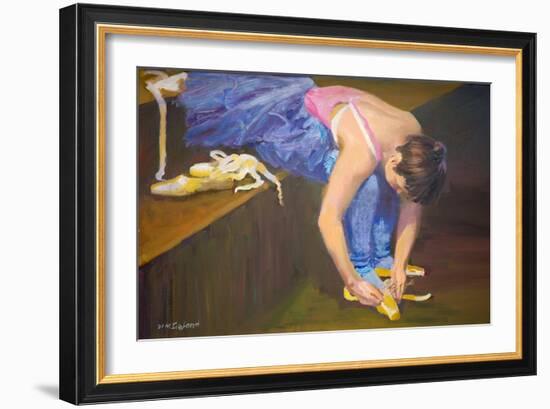 Lacing (Oil on Board)-William Ireland-Framed Giclee Print