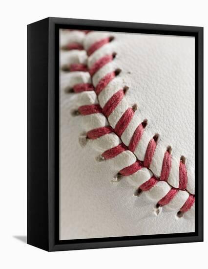 Lacing on Baseball-Tom Grill-Framed Premier Image Canvas