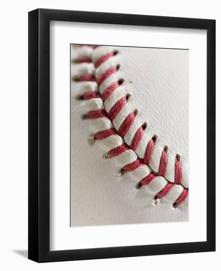 Lacing on Baseball-Tom Grill-Framed Photographic Print