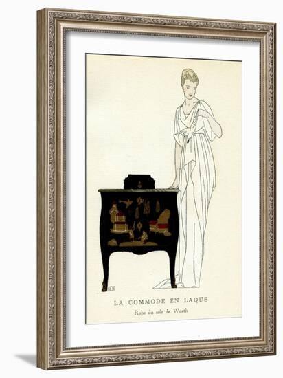Lacquer Commode-Bernard Boutet De Monvel-Framed Art Print