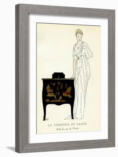 Lacquer Commode-Bernard Boutet De Monvel-Framed Art Print