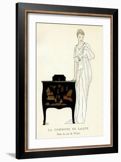 Lacquer Commode-Bernard Boutet De Monvel-Framed Art Print